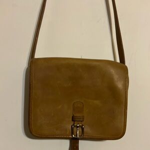Brown Leather Crossbody Bag vintage